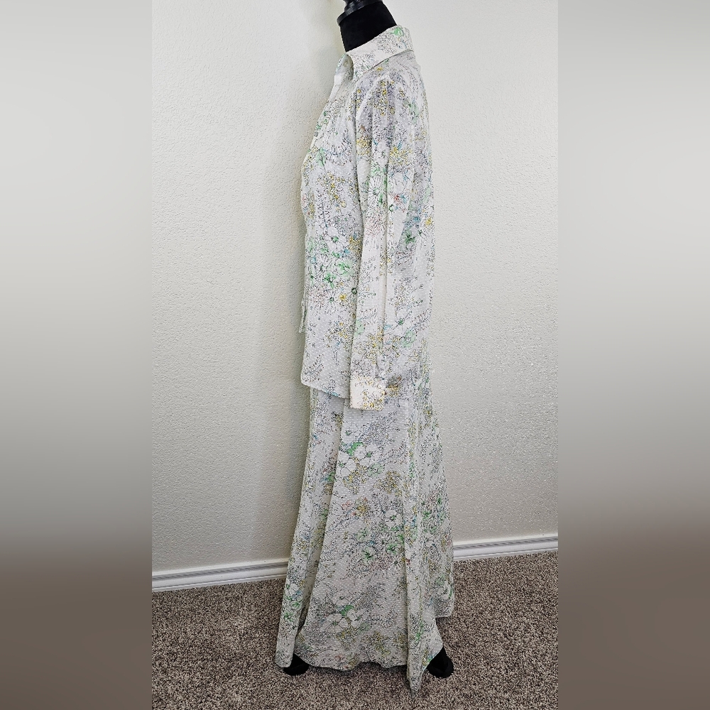 Koret California VINTAGE 70'S Cottage 3 Pc Skirt Set 10/12 - Picture 6 of 14